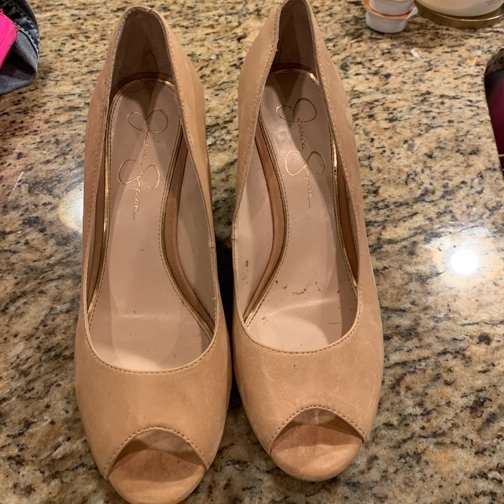Jessica Simpson wedge heels